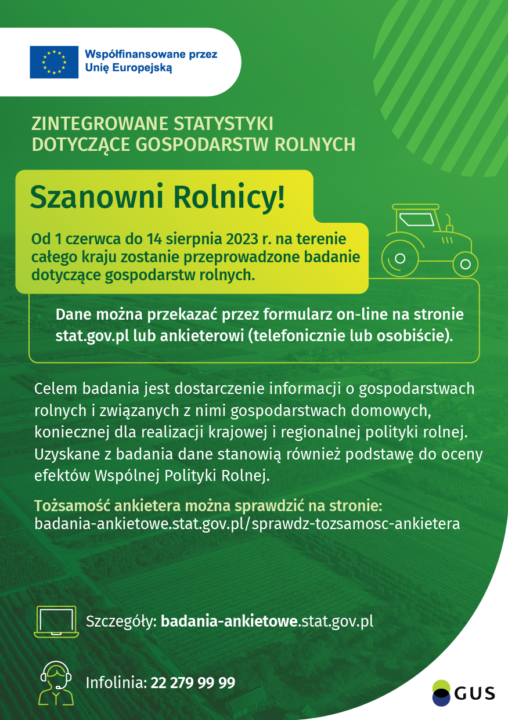 Miniaturka artykułu Zintegrowane statystyki dotyczące gospodarstw rolnych (R-SGR)