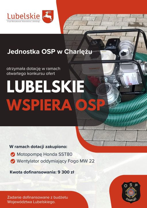 Miniaturka artykułu Lubelskie wspiera OSP