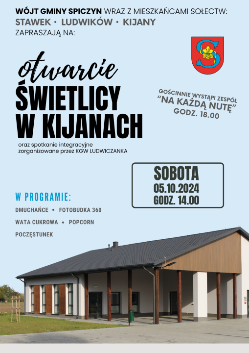 Miniaturka artykułu Otwarcie świetlicy w Kijanach