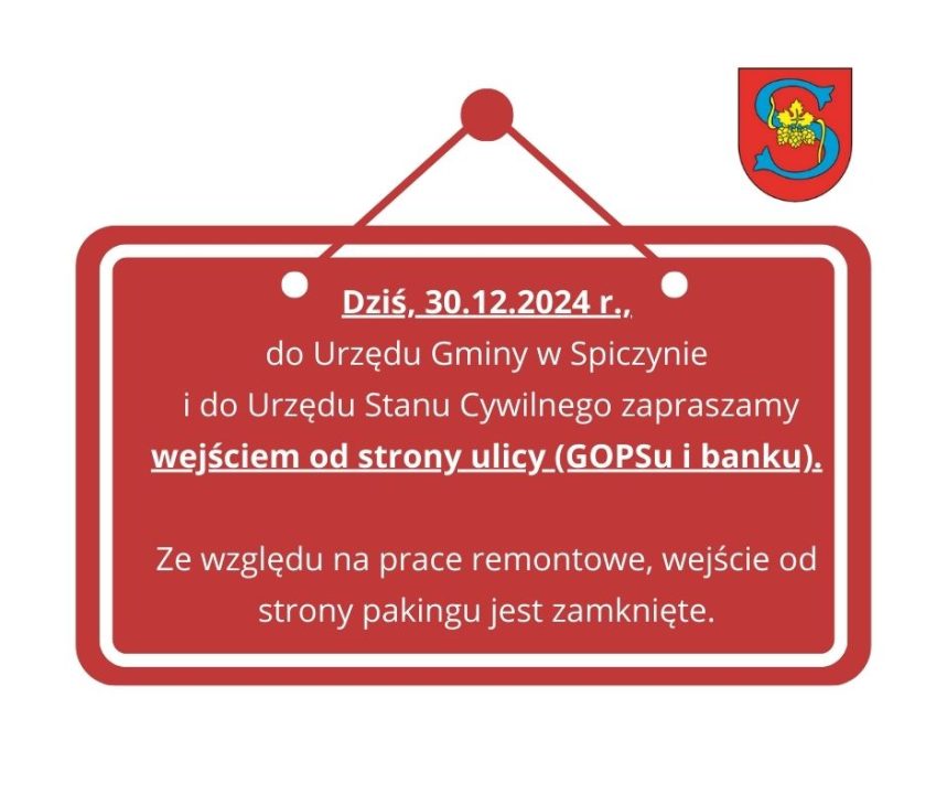Miniaturka artykułu Nieczynne wejście od strony parkingu