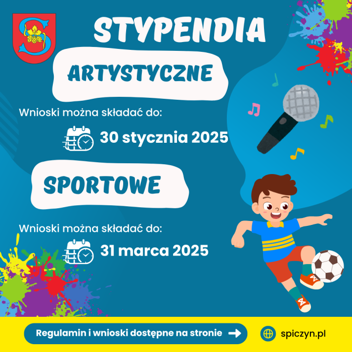 Miniaturka artykułu Stypendia: artystyczne i sportowe
