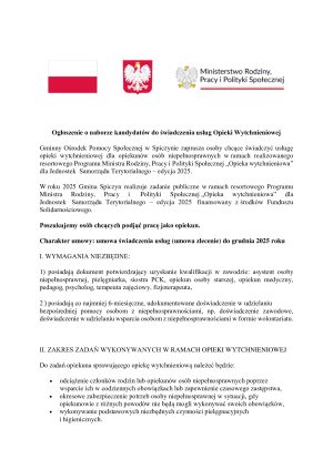 Miniaturka artykułu Opieka wytchnieniowa
