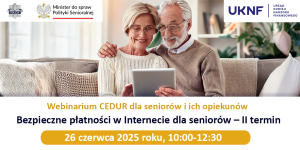 Miniaturka artykułu Bezpieczne płatności w Internecie dla seniorów