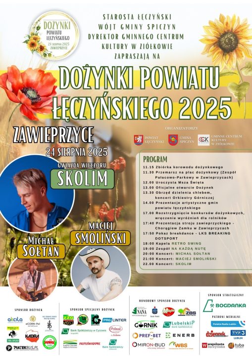 Miniaturka artykułu Dożynki Powiatu Łęczyńskiego 2025 – Zawieprzyce
