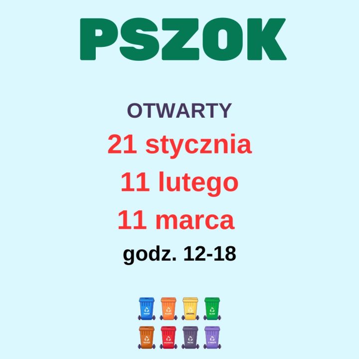 Miniaturka artykułu Nowy harmonogram PSZOK