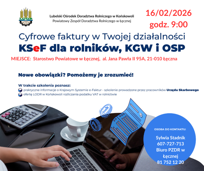 Miniaturka artykułu Szkolenie dla rolników, KGW i OSP