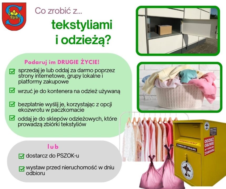 Miniaturka artykułu Co zrobić z tekstyliami i odzieżą?