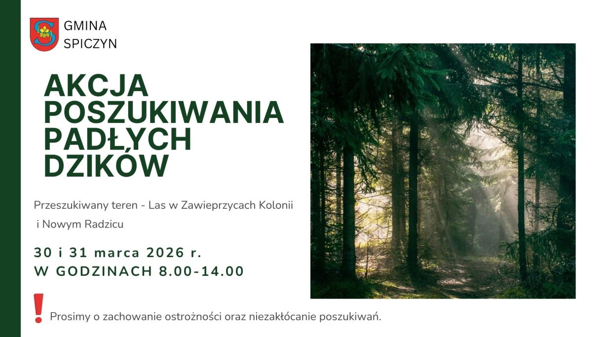 Miniaturka artykułu Akcja poszukiwania padłych dzików