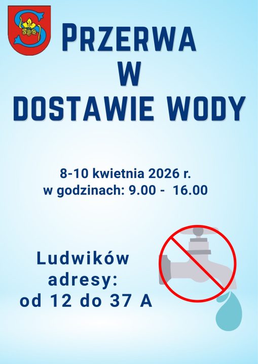 Miniaturka artykułu Przerwa w dostawie wody w m. Ludwików