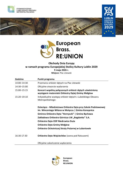 Miniaturka artykułu European Brass. RE:UNION – koncert orkiestr dętych