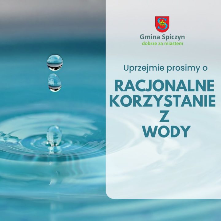 Miniaturka artykułu Prosimy o racjonalne korzystanie z wody