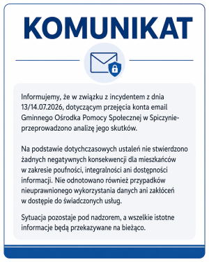 Miniaturka artykułu Informacja dla mieszkańców