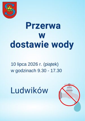 Miniaturka artykułu Przerwa w dostawie wody w m. Ludwików