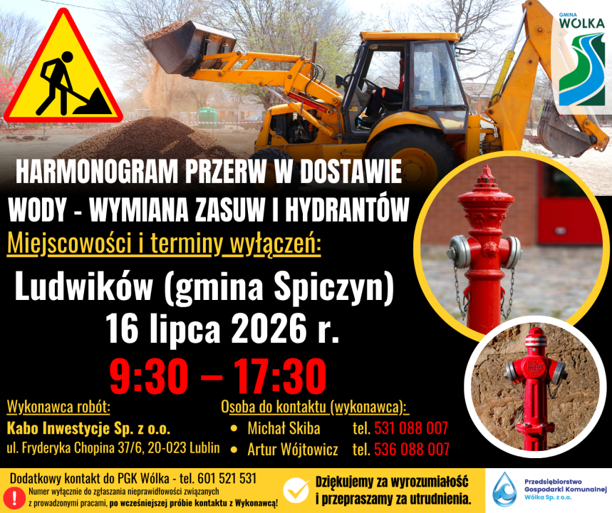 Miniaturka artykułu Planowana przerwa w dostawie wody w m. Ludwików
