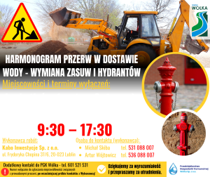 Miniaturka artykułu Planowana przerwa w dostawie wody w miejscowości Ludwików – 20-22 lipca 2026 r.