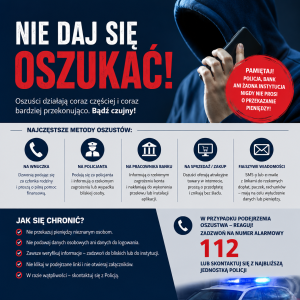 Miniaturka artykułu Apel Łęczyńskiej Policji w sprawie oszustw i wyłudzania pieniędzy.
