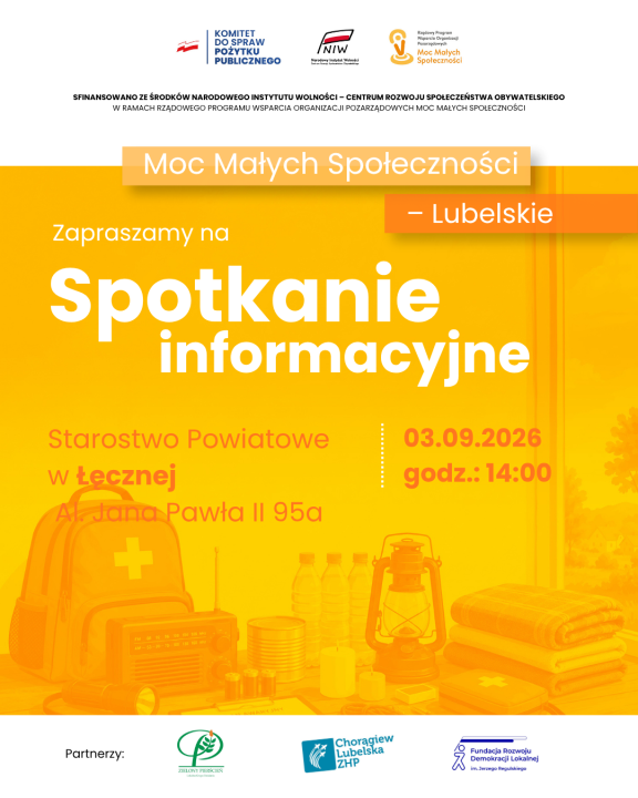Miniaturka artykułu Moc Małych Społeczności – spotkanie informacyjne.