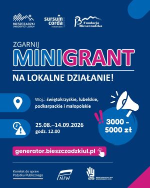 Miniaturka artykułu Konkurs grantowy „Funduszu Inicjatyw MRW Działam, bo lubię!”