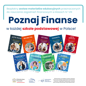 Miniaturka artykułu Pakiet materiałów edukacyjnych „Poznaj Finanse” w każdej szkole podstawowej w Polsce!